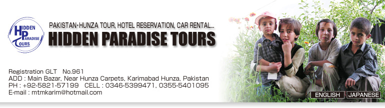 HIDDEN PARADISE TOURS ~pakistan&hunza tour, hotel reservation, jeep rental~